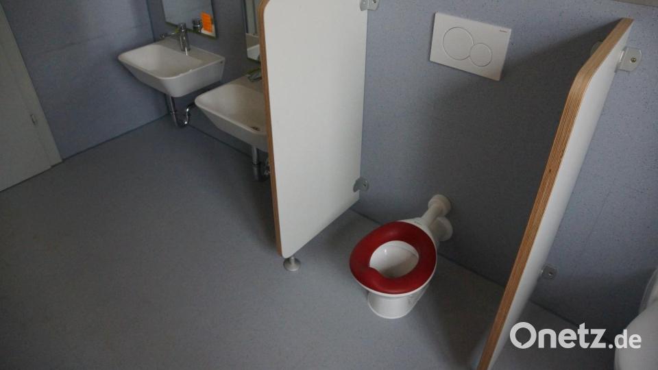 Die sanitären Anlagen sind auf die Größe von Kleinkindern abgestimmt. Bild: sre