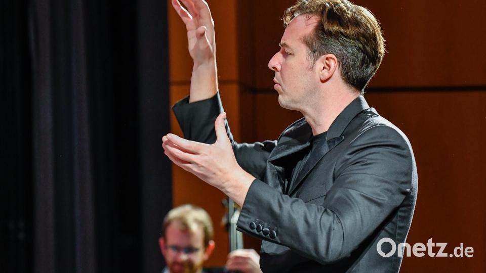 Das Württembergische Kammerorchester Heilbronn stand unter dem Dirigat von Case Scaglione. Bild: Petra Hartl
