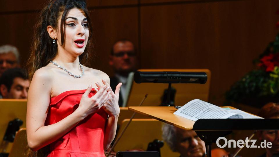 Sopranistin Claudia Muschio beeindruckte mit ihrer tollen Stimme und Ausstrahlung. Bild: Petra Hartl
