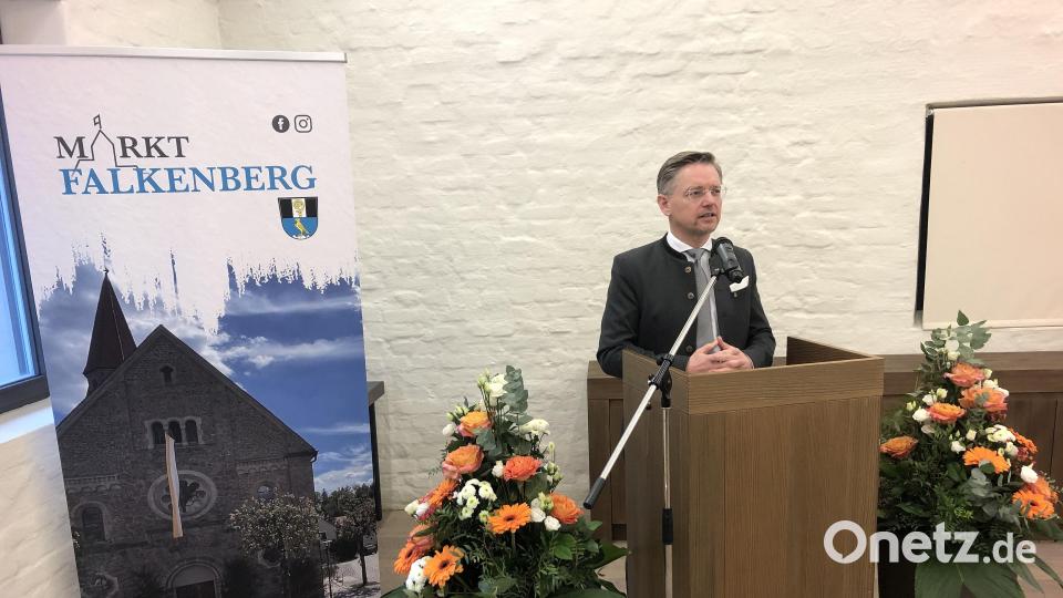 Grüße aus dem Landtag überbrachte Vizepräsident Tobias Reiß. Bild: wro
