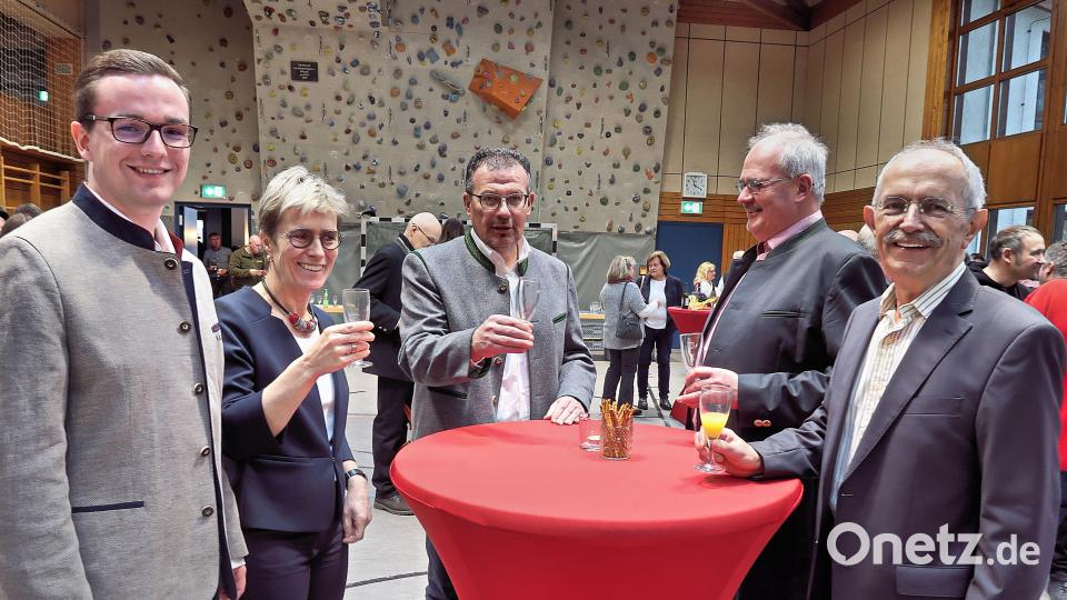 Die Gäste beim Neujahrsempfang nutzten den Vormittag auch für interessante Gespräche. Bild: bsc