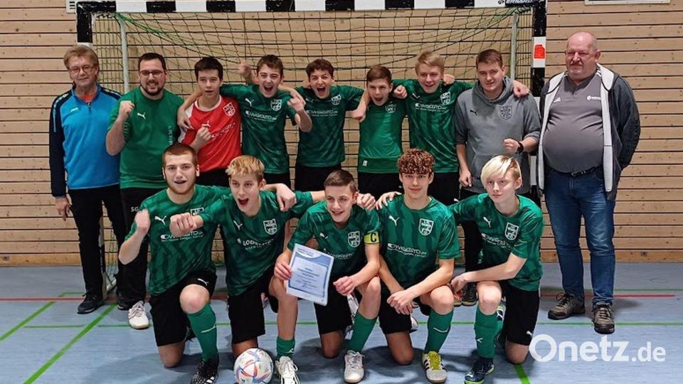 Die SG FC Rieden ist neuer Futsal-Kreismeister der U15. Bild: Klaus Meier