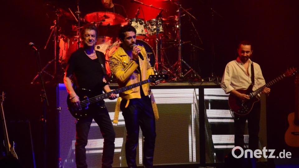 Das Italo-Quartett &quot;Queen Alive&quot; begeistert auf seiner Deutschland-Tournee das Weidener Publikum. Bild: Kunz