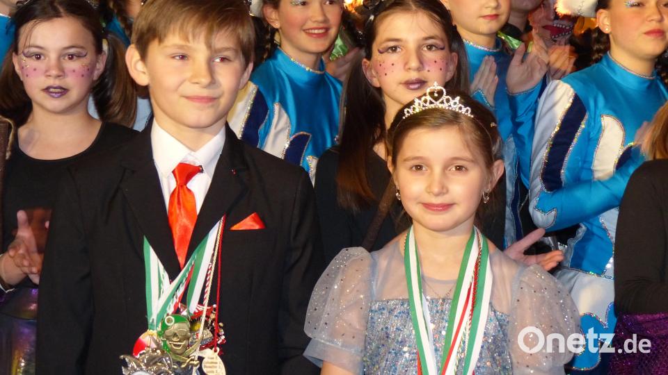 Das Kinderprinzenpaar 2024, May I. und Nico I. Bild: hme