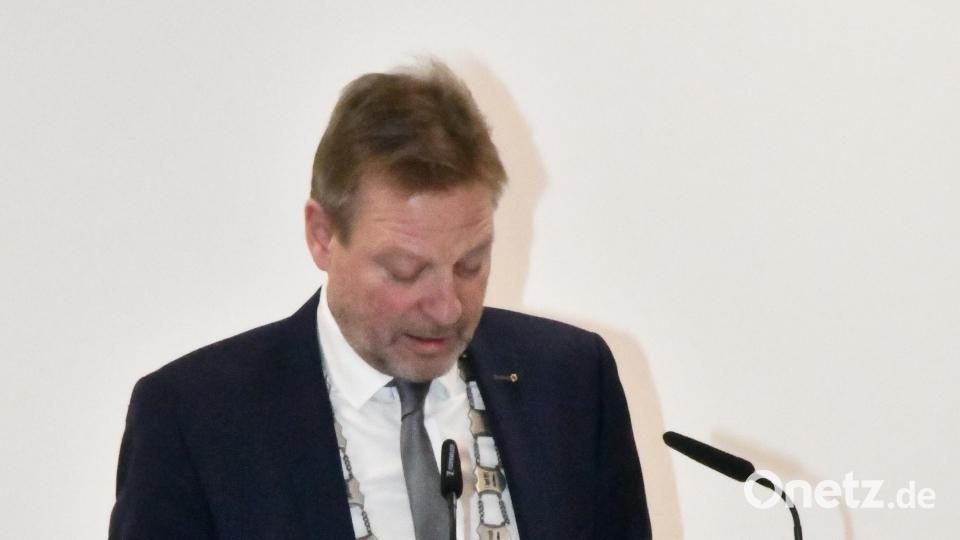 &quot;Statt unsere Zeit und Energie darauf zu verwenden, die Vergangenheit zu verändern, um die Zukunft zu verbessern, erreichen wir viel mehr, wenn wir die Gegenwart mitgestalten.&quot; (Bürgermeister Alwin Märkl) Bild: sche