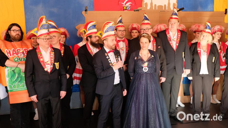 Die EFG mit Prinzenpaar und Elferrat in Bestbesetzung Bild: do