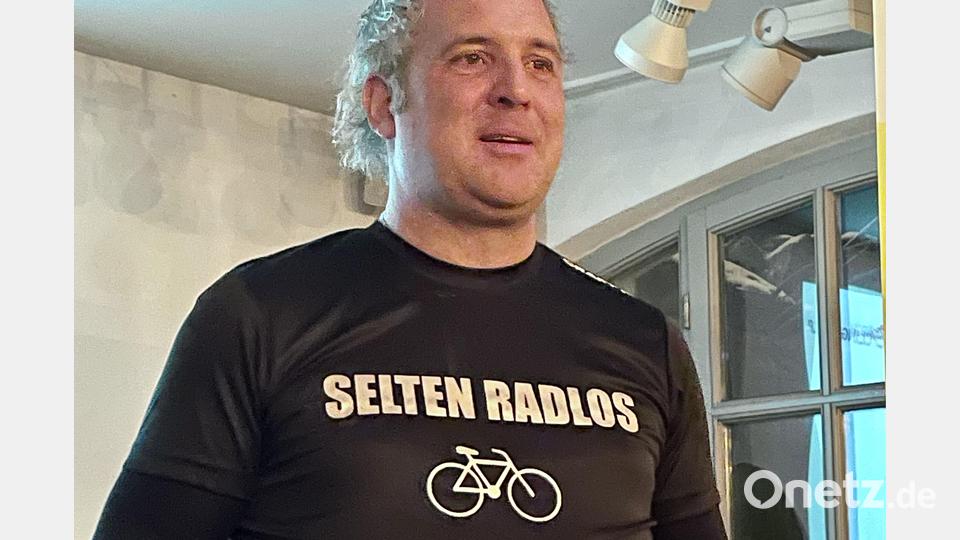 Markus Burgenmeister ist &quot;selten radlos&quot; unterwegs Bild: Krones