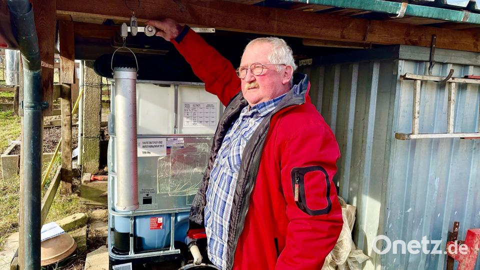Dieses Gerät nutzt Otto Mägerl zur Messung der Schneehöhe und Bestimmung des Wasseräquivalenzwerts. Bild: Krones