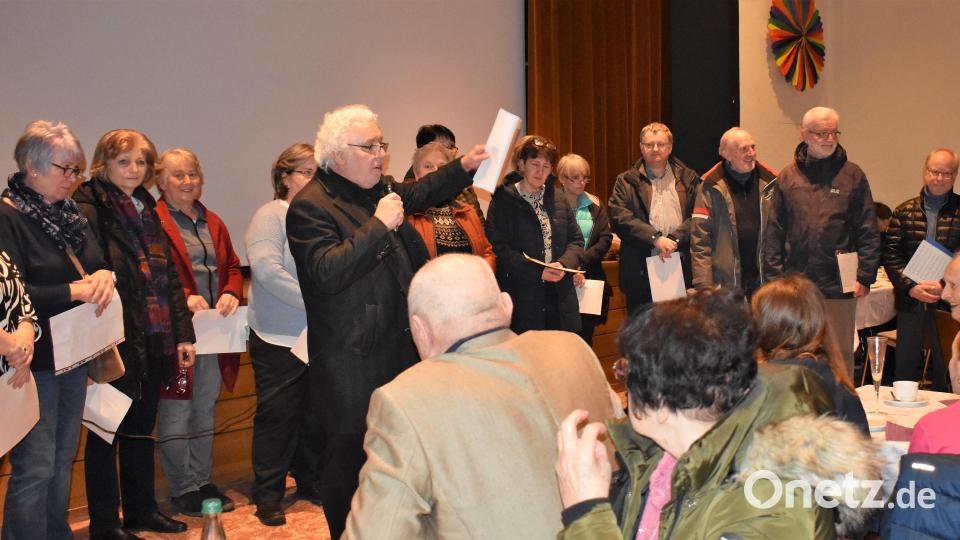 Die &quot;Chorgemeinschaft St. Georg&quot; sang: &quot;Wer nur den lieben Gott lässt walten&quot;. Bild: rgr