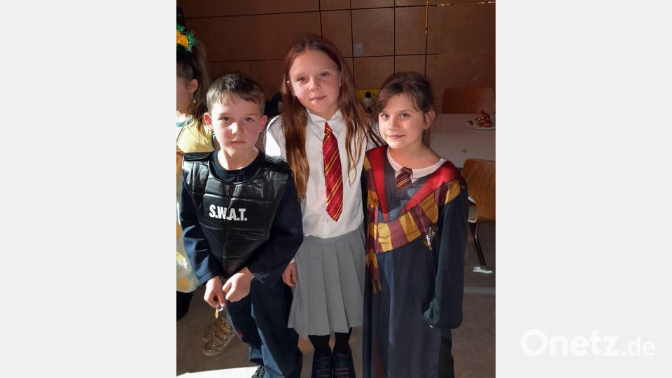 Ludwig, Johanna und Leonie hatten ihren Spaß Bild: gau
