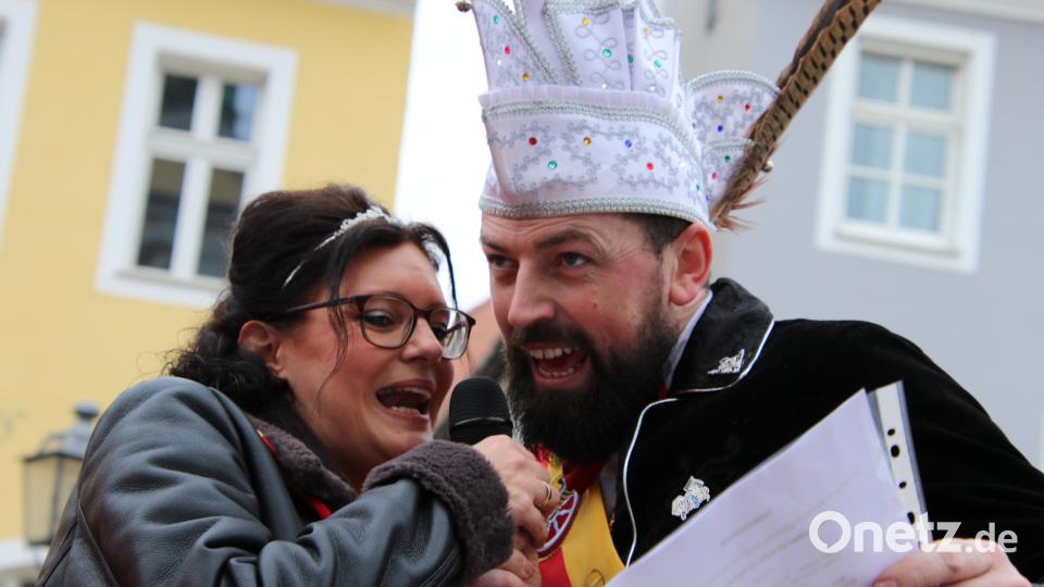 Das Rawetzer Prinzenpaar hieß die vielen Gäste willkommen. Bild: kro