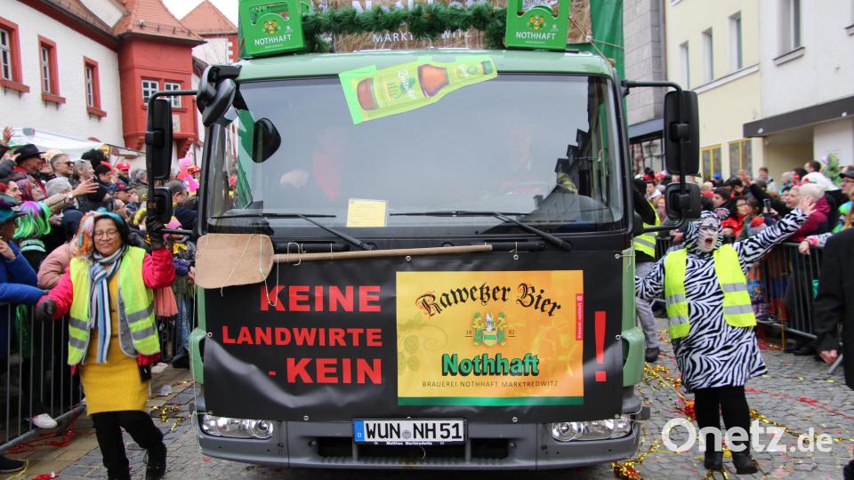 Dramatischer Hinweis der Nothhaft-Brauerei: "Keine Landwirte, kein Bier" Bild: kro