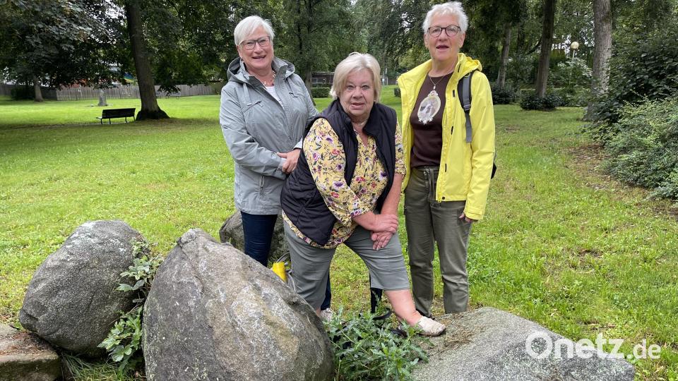 Die BI-Sprecherinnen geben den Kampf gegen den Süd-Ost-Link nicht auf (von links): Irene Fickentscher, Johanna Kropp und Hedwig Weigel. Bild: Matthias Bäumler/fph