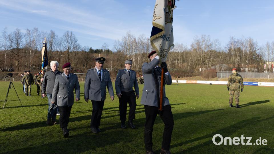 An dem Appell nahmen auch örtliche Soldaten- und Reservistenkameradschaften aus Riglasreuth und Neusorg teil. Bild: rw
