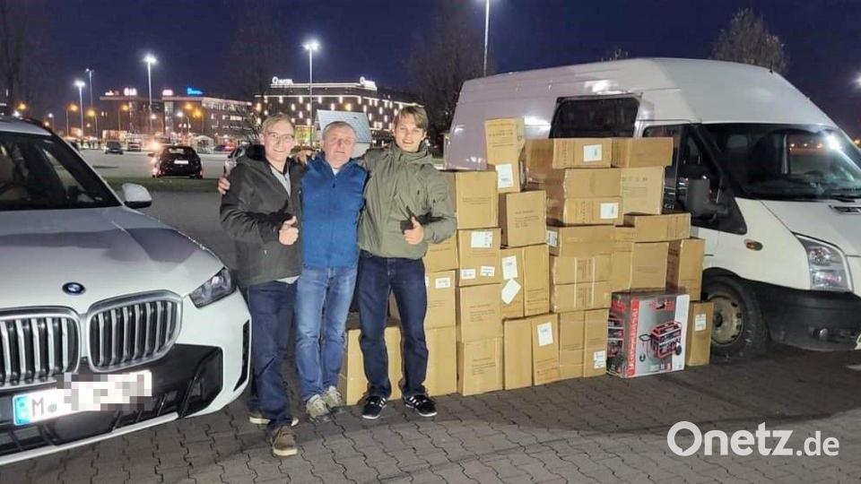 Von den Spendengeldern wurden Heizungen finanziert, die vor einiger Zeit am die ukrainische Wohltätigkeitsorganisation &quot;Hospitallers Paramedics&quot; übergeben wurden. Bild: Hospitallers Paramedics/ exb