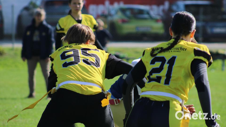 Flag-Football wie hier bei den Amberg Mad Bulldogs, gibt es nun auch bei der DJK Ammersricht. Archivbild: Mad Bulldogs