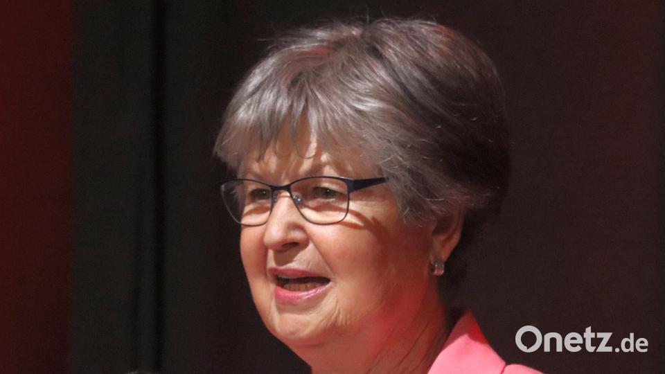 Dritte Bürgermeisterin Hildegard Geismann rief zum Einsatz für Frauenrechte auf. Bild: mfh