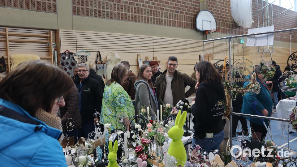 Frühlings- und Ostermarkt in der Mehrzweckhalle in Windischeschenbach Bild: wrm