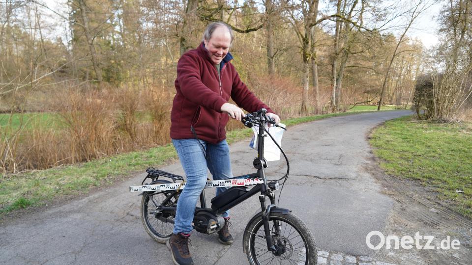 Manfred Schindler liegt die meisten Strecken mit dem Rad zurück. Bild: kaz
