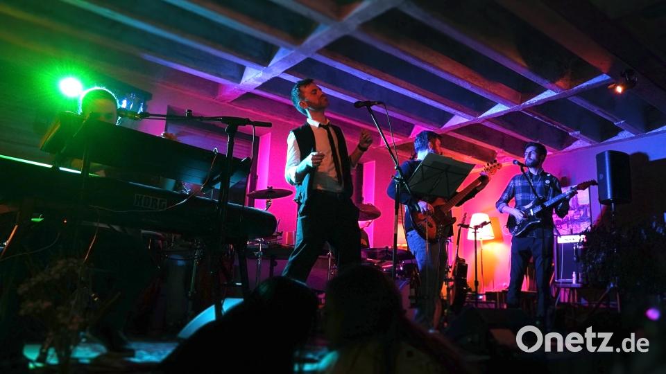 Die &quot;Bourbon Blues Band&quot; präsentierte sich am Freitag im Kulturcafé. Bild: kaz