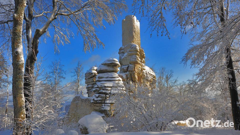 "Traumwinterwanderung zum Weißenstein" von Dr. Siegfried Steinkohl. 4. Platz Bild: Dr. Siegfried Steinkohl/exb