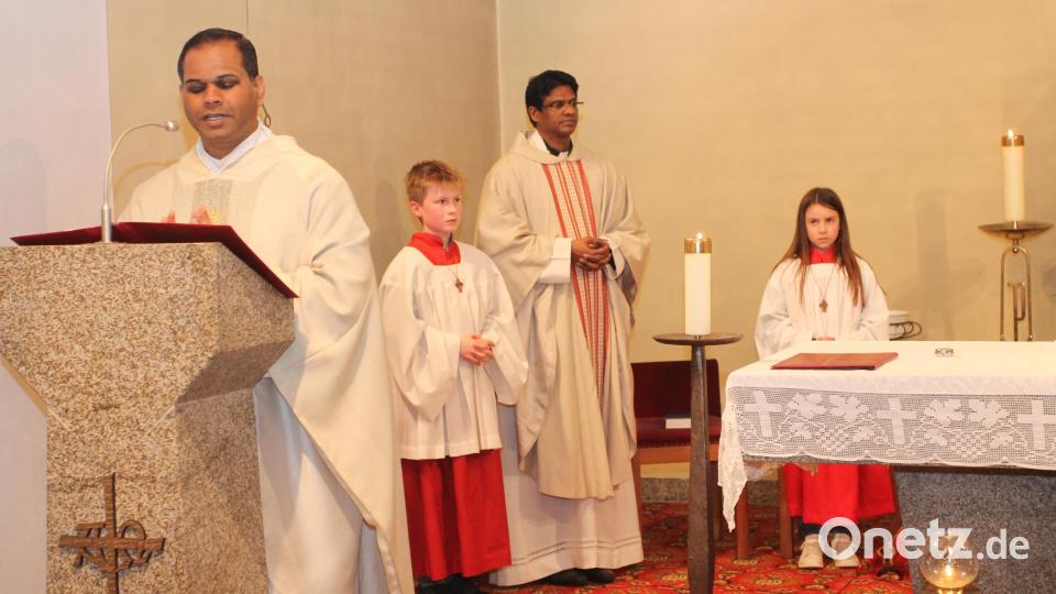 &quot;Der heilige Josef war fest in seinem Glauben verwurzelt&quot;, beschreibt Pfarrer John Subash Vincent den Kirchenpatron. Bild: pi