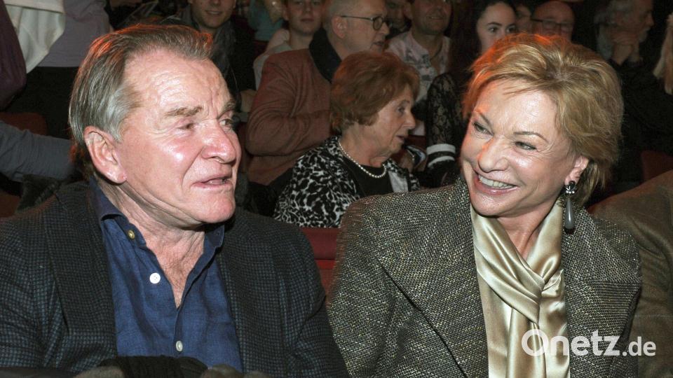 Der Schauspieler Fritz Wepper und seine Frau Angela Wepper. Bild: Ursula Düren