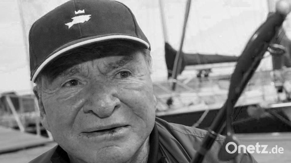 Schauspieler Fritz Wepper im Stralsund Hafen. Bild: Stefan Sauer