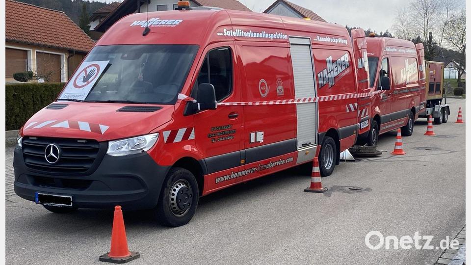 Mit Kameras und einer sogenannten "Luftschleieranlage" wird das Kanalnetz überprüft. Bild: Josef Glas