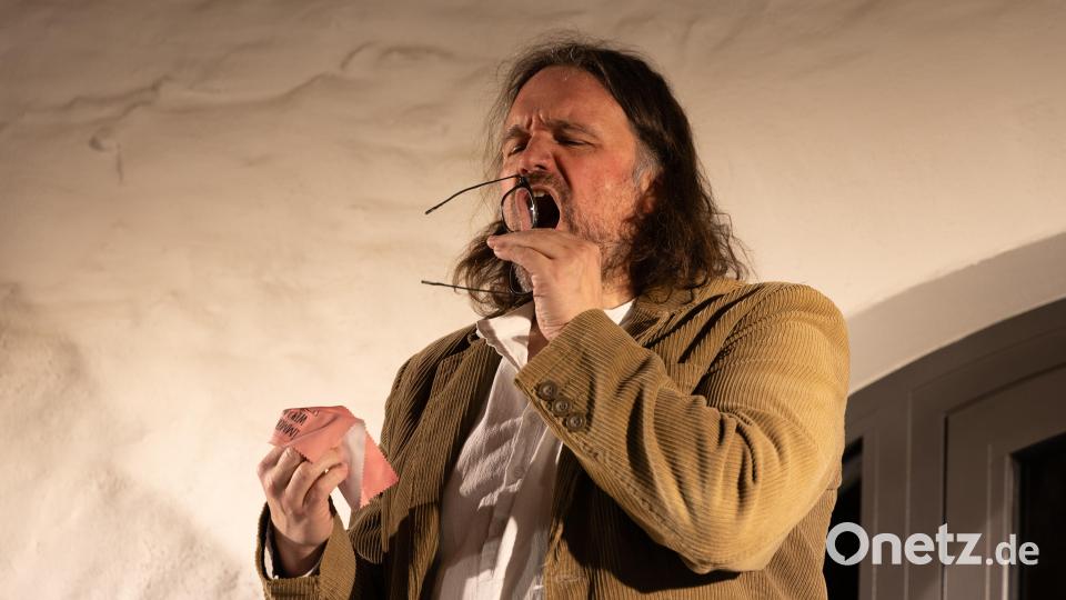 Bernhard Neumann beleuchtete in dem Monolog den Apostel Judas von einer ungewohnten Seite. Bild: rw