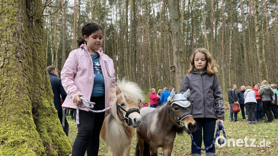Auch diese vier lassen sich eine Teilnahme am diesjährigen Osterritt in Nabburg nicht nehmen. Bild: aub