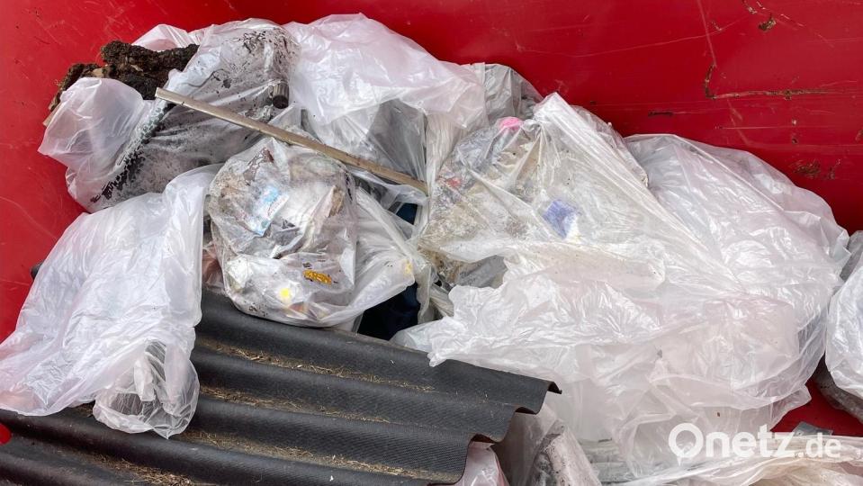 Alle Funde landen nach der Rückkehr der Sammel-Teams in reinem Container. Bild: cwh
