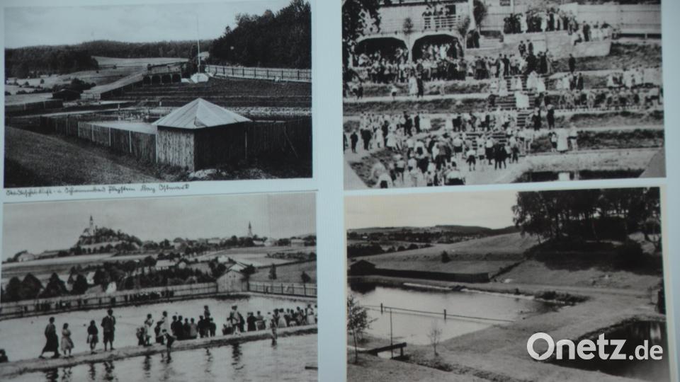 Das Freibad an der Miesbrunner Straße lässt sich im damaligen Umfang heute nur noch erahnen. Bild: bey