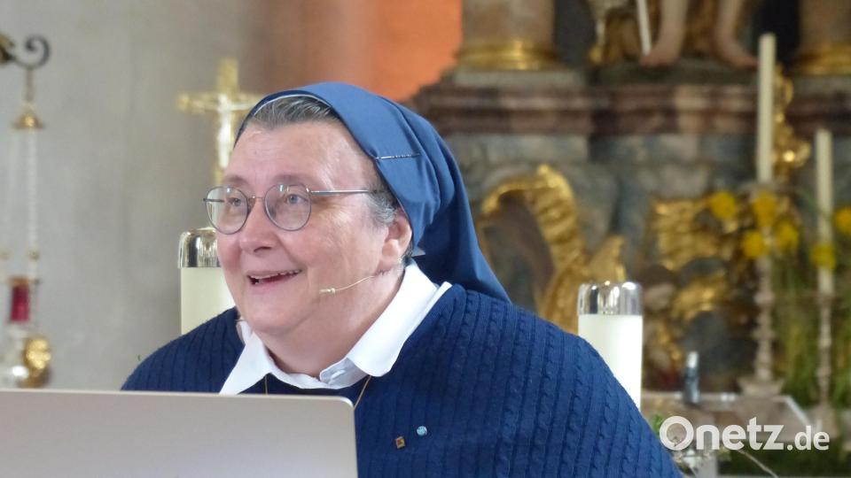 Schwester Teresa war zu Gast in Erbendorf. Bild: Roswitha Heining/exb