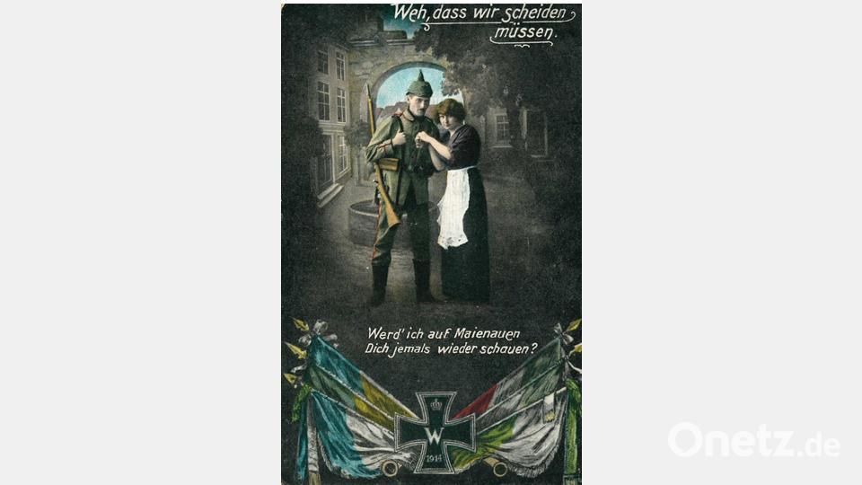 Mit „dein Josef“ enden viele Feldpostkarten aus dem Jahr 1915. Bild: exb