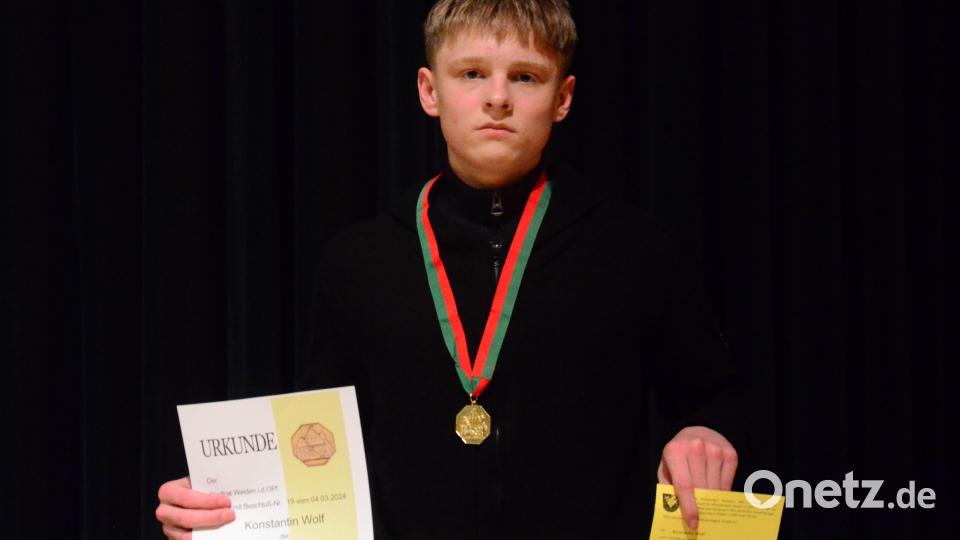Konstantin Wolf ist Deutscher Meister im Gewichtheben in der Gewichtsklasse bis 55 Kilogramm. Bild: Kunz
