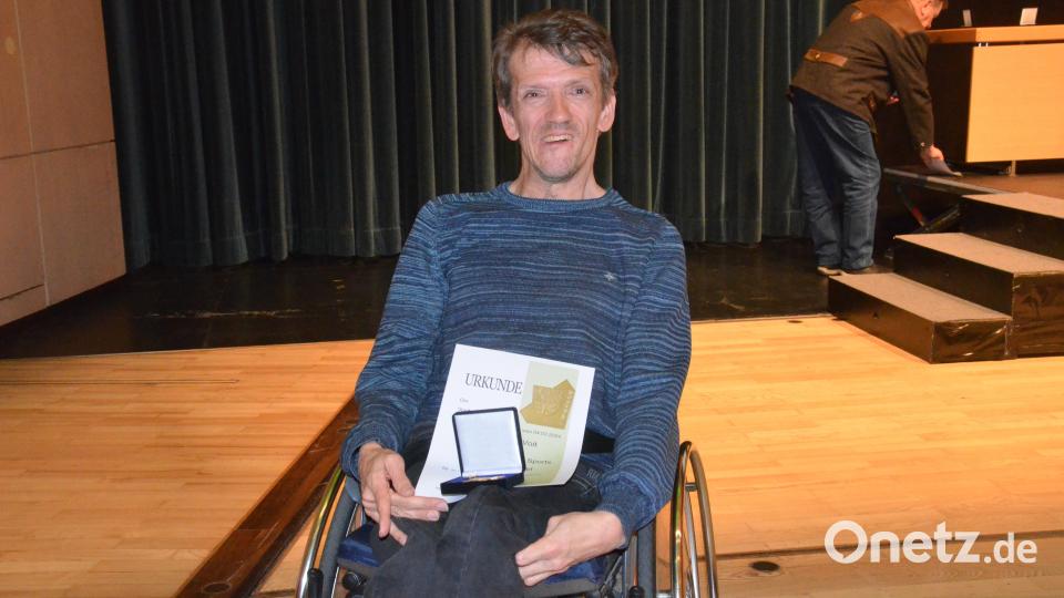 Christoph Voit vom BVS Weiden ist Deutscher Meister im Boccia. Bild: Kunz