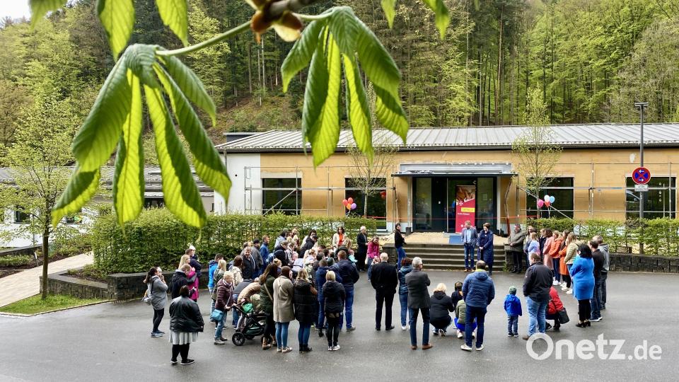 Der neue Teil der Freudenberger Kinderkrippe zieht in das ehemalige Bettenhau des Hotels Hammermühle ein. Bild: gri