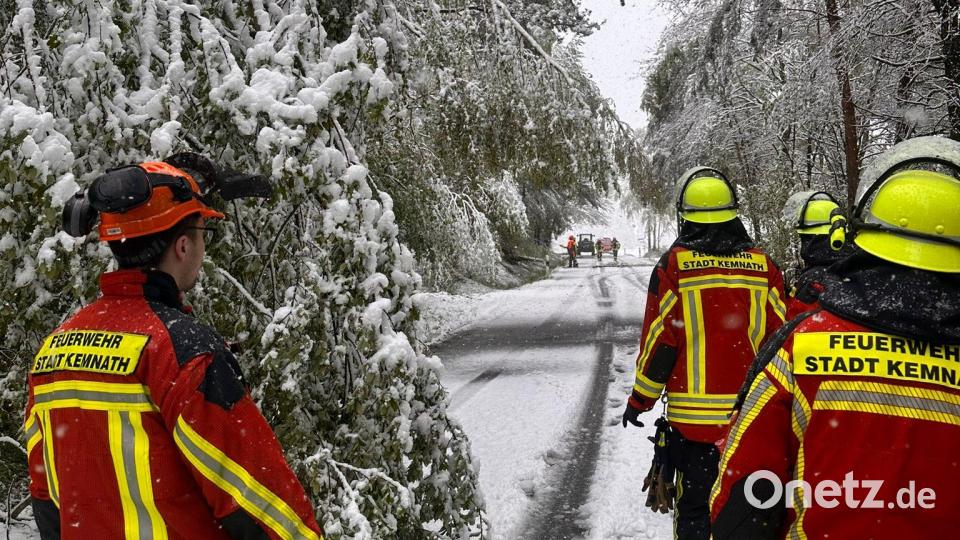 Die Feuerwehr Kemnath hatte am Sonntag 15 Einsätze. Bild: Feuerwehr Kemnath/exb