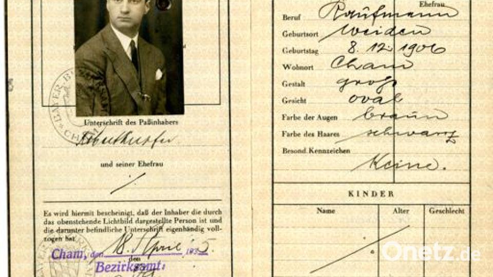 Der deutsche Pass von Robert Kupfer. Bild: Familienarchiv Kupfer