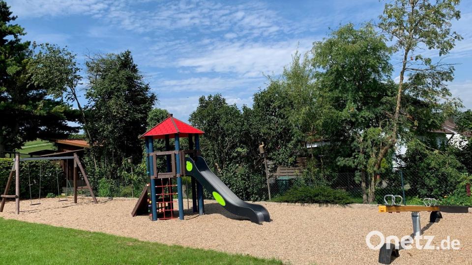 Der Spielplatz in Feilersdorf wurde mit Mitteln der ILE erneuert. Bild: ILE Region Vierstädtedreieck