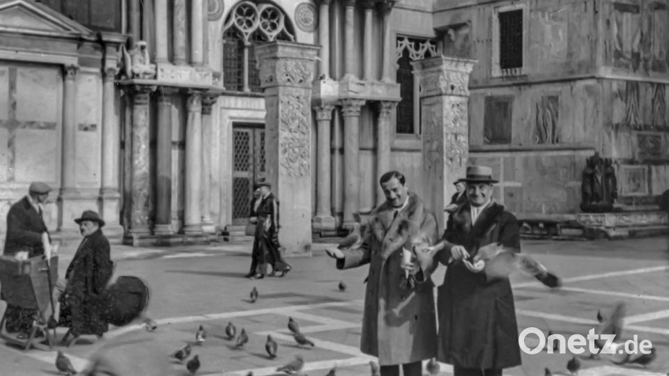 Robert und Otto Kupfer in Venedig, dieses Bild wurde circa 1935 aufgenommen. Bild: Familienarchiv Kupfer