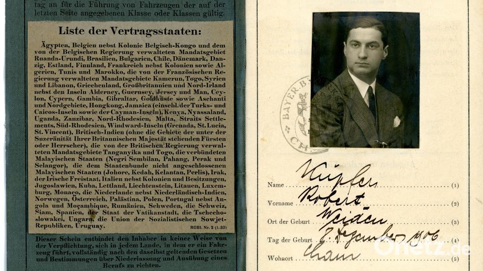Der deutsche Führerschein des Robert Kupfer. Bild: Familienarchiv Kupfer