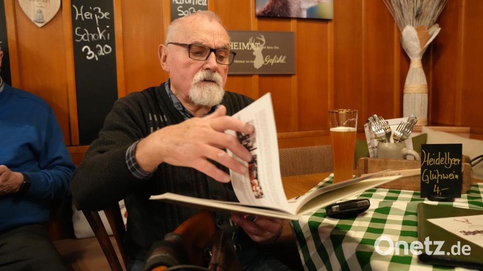 Kurt Reiner vom &quot;Hütterer-Stammtisch&quot; Bild: Christian Gold