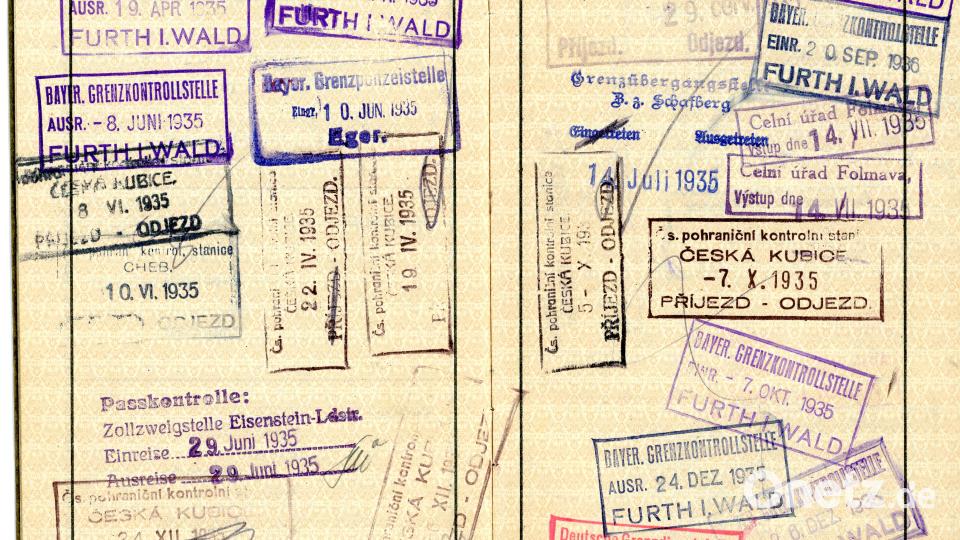 Der deutsche Pass von Robert Kupfer. Bild: Familienarchiv Kupfer