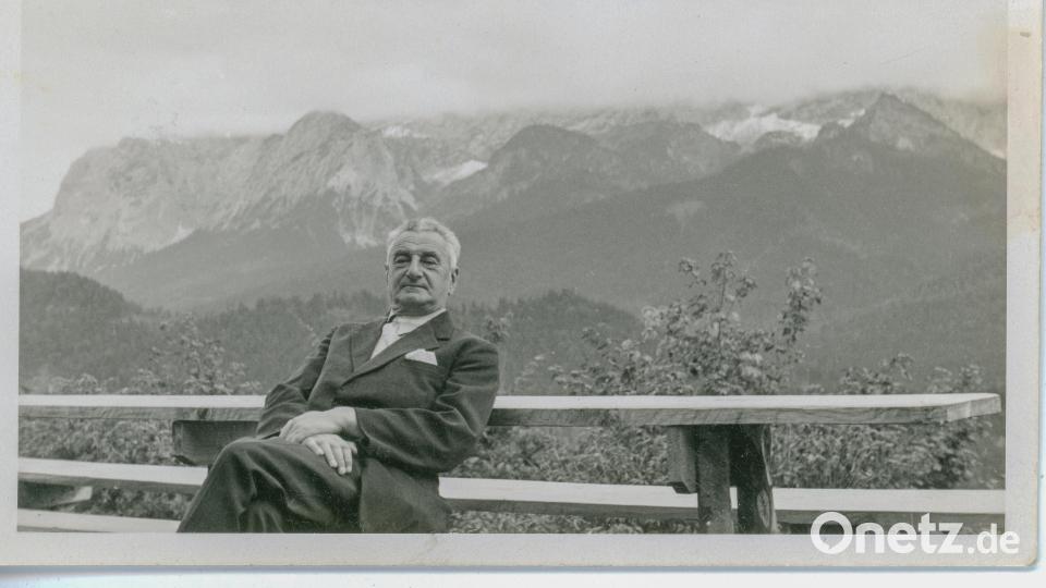 Otto Kupfer auf einem Urlaubsfoto. Bild: Familienarchiv Kupfer