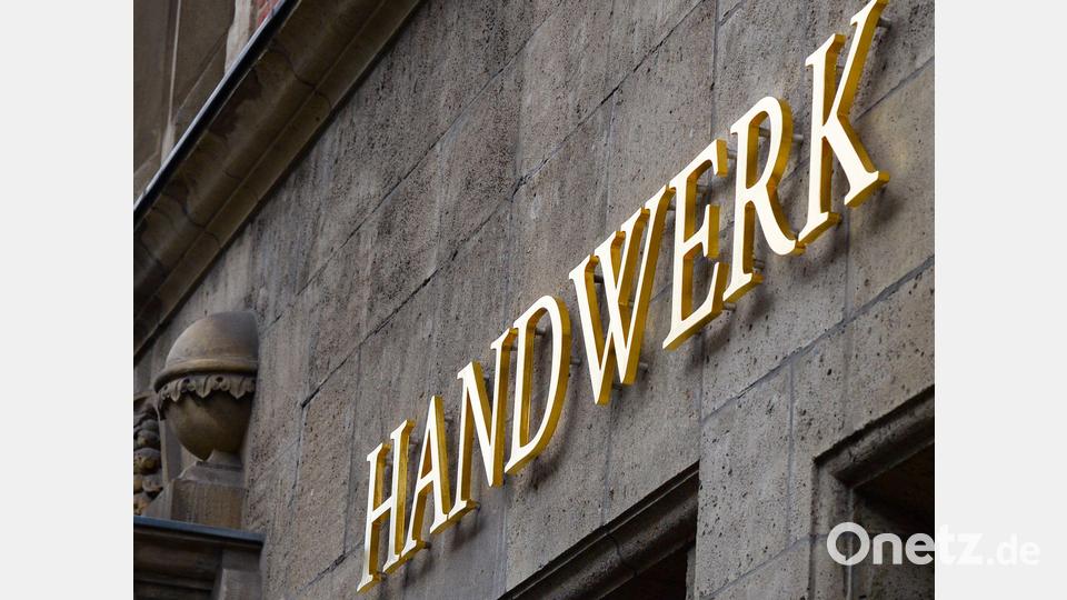 Das Handwerk lud zu einem Werkstattgespräch ein. Bild: Jens Kalaene/dpa