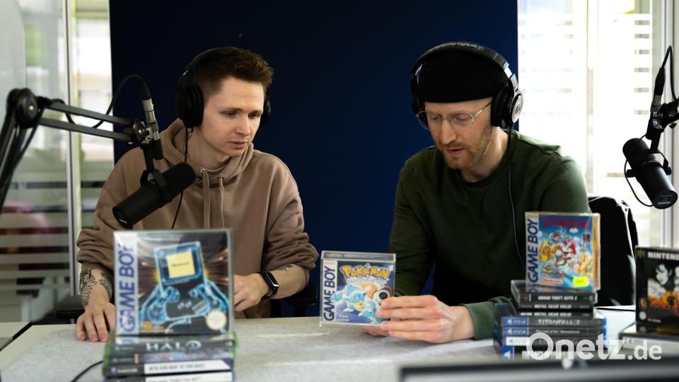 Dominik Mark und Mathias Uhl reden in der neuen Folge Pixel-Popcorn über ihre prägendsten Videospielmomente. Bild: Graf, Jakob