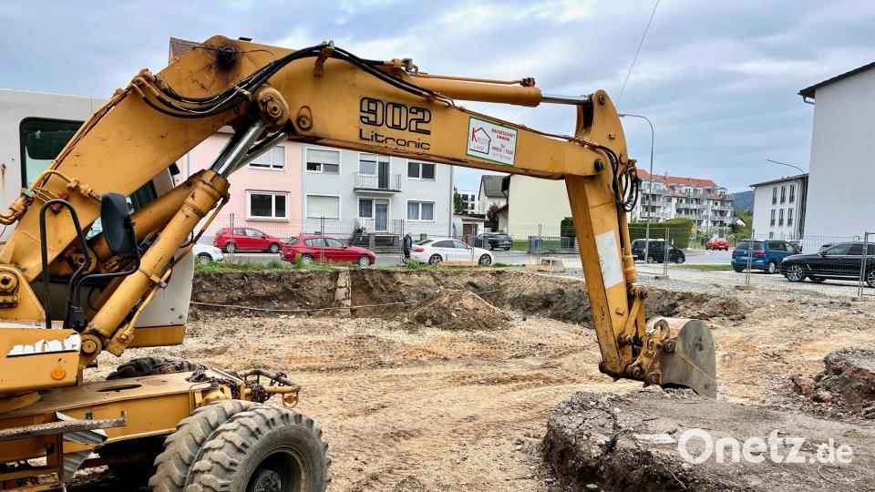 Hier entsteht das Pfarr- und Jugendheim St. Konrad Weiden. Bild: Gabi Schönberger