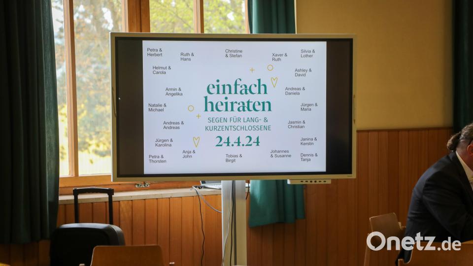 &quot;Einfach heiraten&quot; am 24.04. in der Erlöserkirche. Bild: Wolfgang Steinbacher